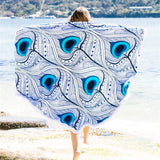 Peacock Mandala Towel