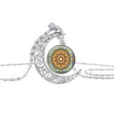 Mandala Moon Necklace