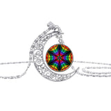 Mandala Moon Necklace