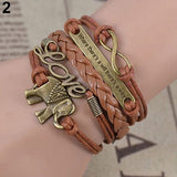 Elephant Love Charm Bracelet