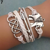Elephant Love Charm Bracelet