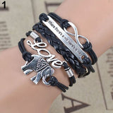 Elephant Love Charm Bracelet