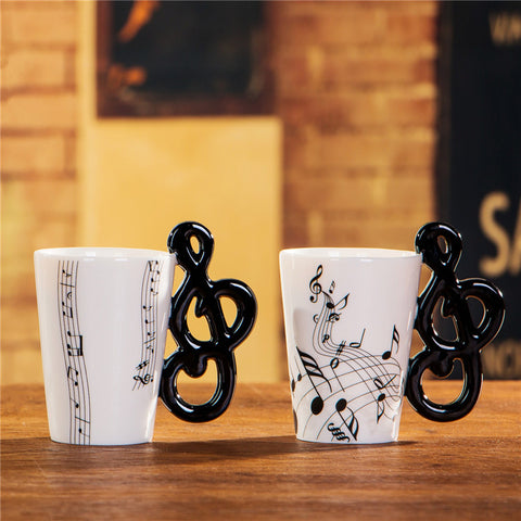 Musical  Note Ceramic Coffee Cup