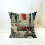 London Style Throw Pillow