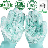 Rubber Scrub Gloves