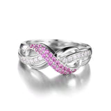 Infinity Pink Ring