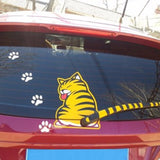 Cartoon Cat Moving Tail Stickers