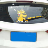 Cartoon Cat Moving Tail Stickers