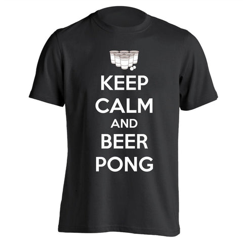 Keep Calm And Beer Pong - Unisex T Shirts