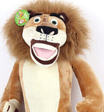 Plush Toys Lion Giraffe Penguin Zebra Hippo