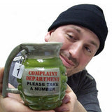 Complaint Department Grenade Mug SOLD OUT