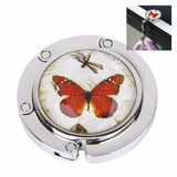 Foldable Metal Butterfly Purse Bag Hanger Handbag Table Hook