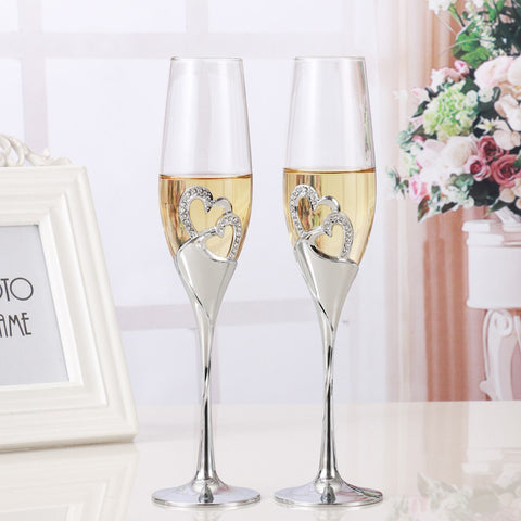 Crystal Wedding Glass Set