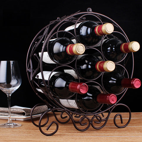 Iron Wine Rack