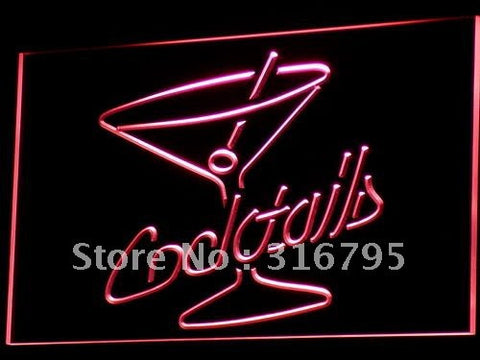 Cocktails Light Sign
