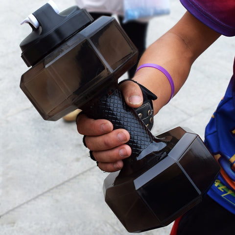 Dumbbell Shaped Water Bottle